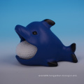 Decorative ceramic sponge holder with shark design